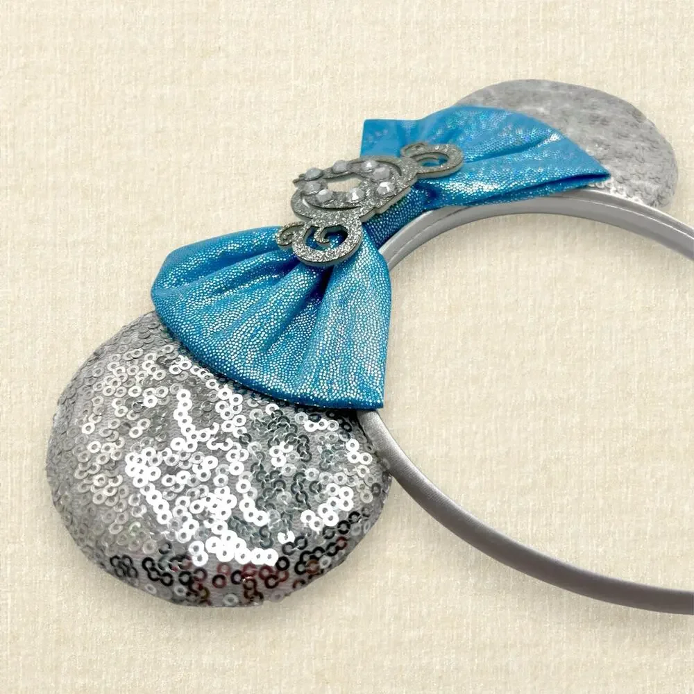Silver Cinderella's Carriage Minnie Ears | Disney-Inspired Princess Mouse Ears